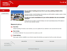 Tablet Screenshot of home-for-holidays.com